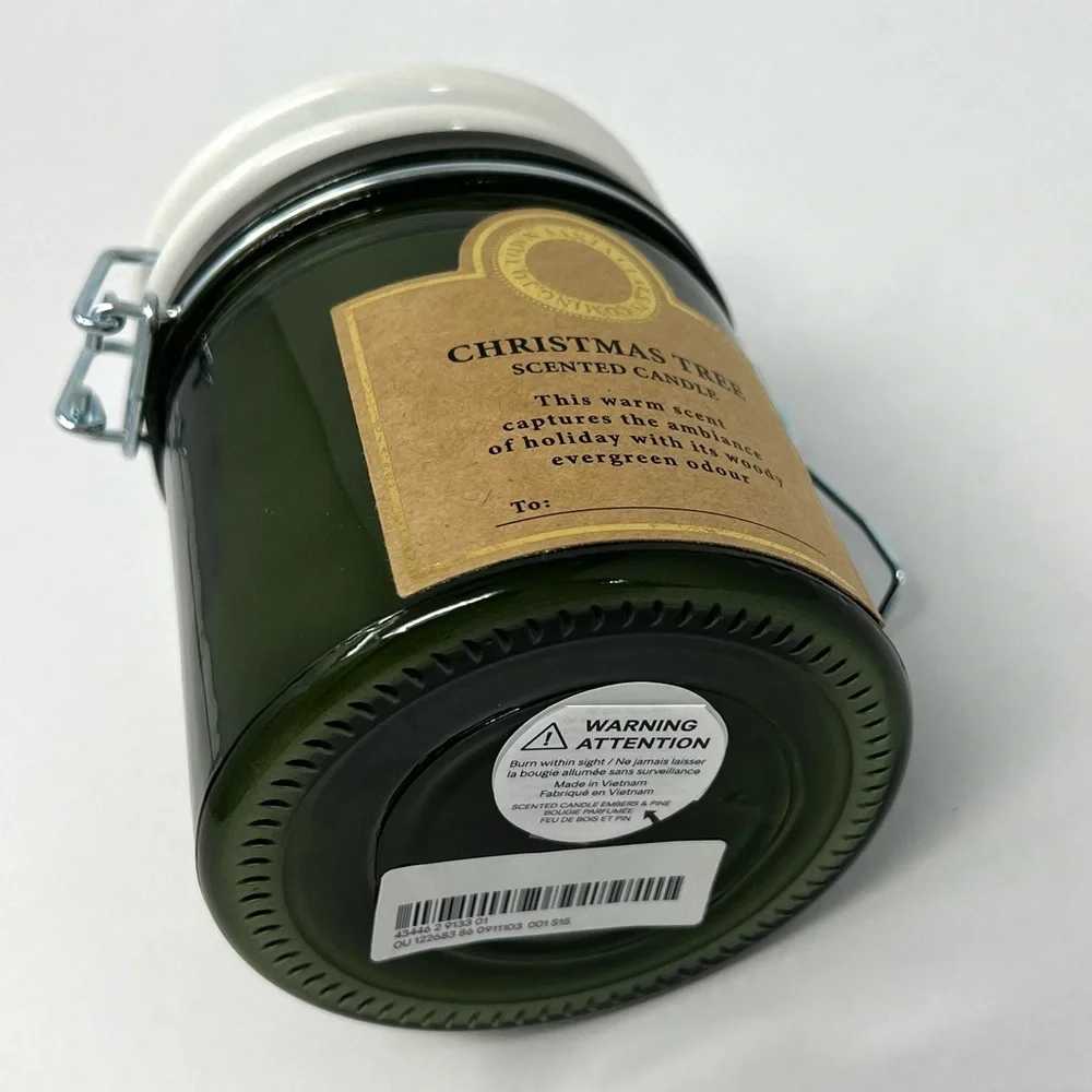 Christmas Tree Scented Candle Large Green - Picture 5 of 8
